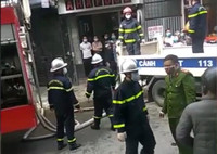 [Ảnh] Hiện trường vụ cháy nhà làm 4 người tử vong ở phố Tam Khương