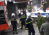 [Ảnh] Hiện trường vụ cháy nhà làm 4 người tử vong ở phố Tam Khương