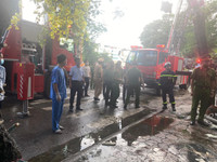 Những hình ảnh trong vụ cháy quán karaoke khiến 3 người lính cứu hỏa hy sinh