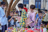 Trung thu sớm với trẻ mồ côi Hà Cầu