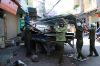 Công an xã tạo chuyển biến tích cực trong đảm bảo trật tự đô thị