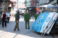 Công an xã tạo chuyển biến tích cực trong đảm bảo trật tự đô thị