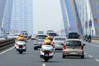 Cận cảnh siêu mô tô Honda Goldwing 1800 phân khối của Cảnh sát giao thông 