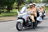 Cận cảnh siêu mô tô Honda Goldwing 1800 phân khối của Cảnh sát giao thông 