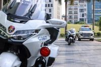 Cận cảnh siêu mô tô Honda Goldwing 1800 phân khối của Cảnh sát giao thông 