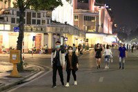 Tăng cường công tác phòng chống dịch Covid-19 ở phố đi bộ Hồ Gươm