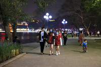 Tăng cường công tác phòng chống dịch Covid-19 ở phố đi bộ Hồ Gươm