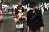 Tăng cường công tác phòng chống dịch Covid-19 ở phố đi bộ Hồ Gươm