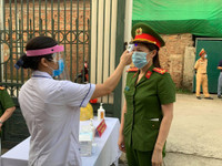 [ẢNH] Cán bộ chiến sỹ Công an Thủ đô nô nức tham gia bầu cử