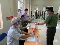 [ẢNH] Cán bộ chiến sỹ Công an Thủ đô nô nức tham gia bầu cử