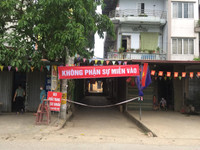 [Ảnh] Phong tỏa, lấy mẫu xét nghiệm cho người dân tại các xã ở huyện Thạch Thất