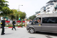 Những hình ảnh ấn tượng trên hành trình đón dẫn đoàn đại biểu cấp cao nước Cộng hòa nhân dân Trung Hoa tại Thủ đô Hà Nội