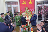 Những hình ảnh gần gũi, bình dị của Tổng Bí thư Nguyễn Phú Trọng với cán bộ chiến sỹ Công an Hà Nội