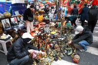 Rực rỡ sắc màu không gian chợ hoa Hàng Lược