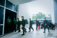 Những hình ảnh đẹp của tân binh Công an Hà Nội trong ngày hội tòng quân