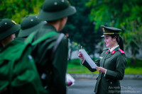 Những hình ảnh đẹp của tân binh Công an Hà Nội trong ngày hội tòng quân