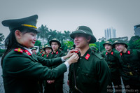 Những hình ảnh đẹp của tân binh Công an Hà Nội trong ngày hội tòng quân