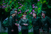 Những hình ảnh đẹp của tân binh Công an Hà Nội trong ngày hội tòng quân