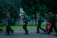 Những hình ảnh đẹp của tân binh Công an Hà Nội trong ngày hội tòng quân