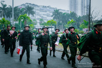 Những hình ảnh đẹp của tân binh Công an Hà Nội trong ngày hội tòng quân