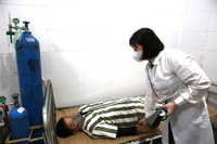 Những thầy thuốc mang màu áo xanh của Công an Hà Nội 