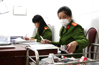 Những thầy thuốc mang màu áo xanh của Công an Hà Nội 