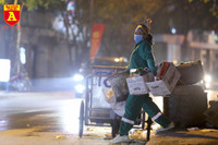 Đêm giao thừa của những công nhân môi trường