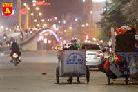 Đêm giao thừa của những công nhân môi trường