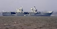 [ẢNH] Siêu tàu sân bay Anh chất đấy tiêm kích F-35 sẽ tập trận tại Châu Á