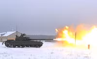 Thất thế trước Nga tại Donbass, Ukraine đã dùng xe tăng T-64BV như một khẩu pháo