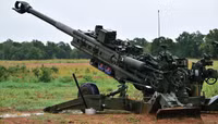 Cận cảnh 15 siêu pháo M777 mới tinh Mỹ vừa chuyển tới Ukraine liền bị Nga phá hủy