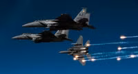 [ẢNH] ‘Đại bàng’ F-15E Mỹ vừa tấn công dân quân thân Iran tại Syria