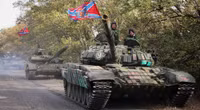 Xe tăng T-72B bị bắn gãy pháo tại chiến trường Ukraine