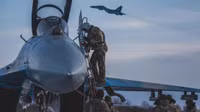 Tiêm kích Su-27 Ukraine rơi khi đối phó UAV Nga