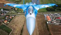 Tiêm kích Su-27 Ukraine rơi khi đối phó UAV Nga