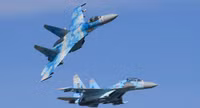 Tiêm kích Su-27 Ukraine rơi khi đối phó UAV Nga