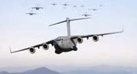 Vận tải cơ khổng lồ C-17 của Anh đem tên lửa chống tăng tới Ukraine