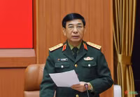 Hình ảnh Tổng Bí thư Nguyễn Phú Trọng chủ trì Hội nghị Quân ủy Trung ương