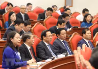 Hình ảnh Tổng Bí thư Nguyễn Phú Trọng chủ trì khai mạc hội nghị Trung ương 8