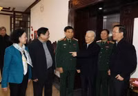 Hình ảnh Tổng Bí thư Nguyễn Phú Trọng chủ trì Hội nghị Quân ủy Trung ương