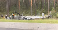 Trực thăng quân sự rơi ở Belarus, nghi là 'xe tăng bay' Mi-24 của Nga