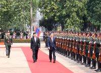 Hình ảnh Chủ tịch nước Võ Văn Thưởng thăm Cộng hòa Dân chủ Nhân dân Lào