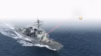 Chiến hạm Mỹ lần đầu thử pháo laser để phá hủy mục tiêu