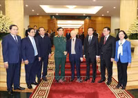 Hình ảnh Tổng Bí thư chủ trì phiên họp đầu tiên Tiểu ban Văn kiện Đại hội XIV của Đảng