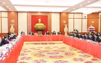 Hình ảnh Tổng Bí thư chủ trì phiên họp đầu tiên Tiểu ban Văn kiện Đại hội XIV của Đảng