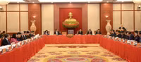 Hình ảnh Tổng Bí thư chủ trì phiên họp đầu tiên Tiểu ban Văn kiện Đại hội XIV của Đảng