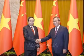 Chủ tịch Quốc hội Trần Thanh Mẫn hội kiến Thủ tướng Trung Quốc Lý Cường