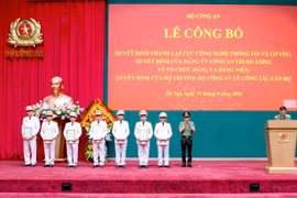 Bộ Công an công bố Quyết định thành lập Cục Công nghệ thông tin và Cơ yếu