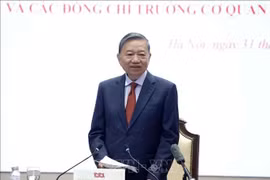 Tổng Bí thư, Chủ tịch nước làm việc với Tập thể Ban Thường vụ Đảng ủy Bộ Ngoại giao
