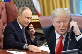 Tổng thống Nga Vladimir Putin điện đàm với người đồng cấp Mỹ Donald Trump